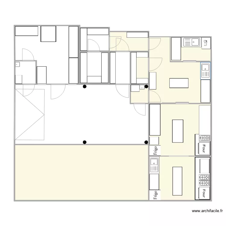 CELLIER DE LA TREILLE V2. Plan de 