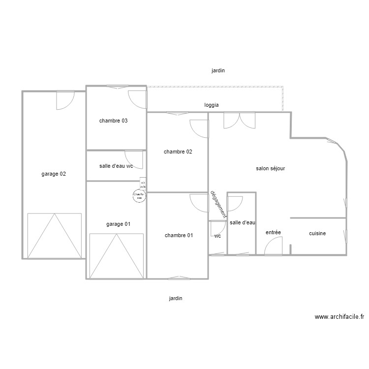 guizard. Plan de 0 pièce et 0 m2
