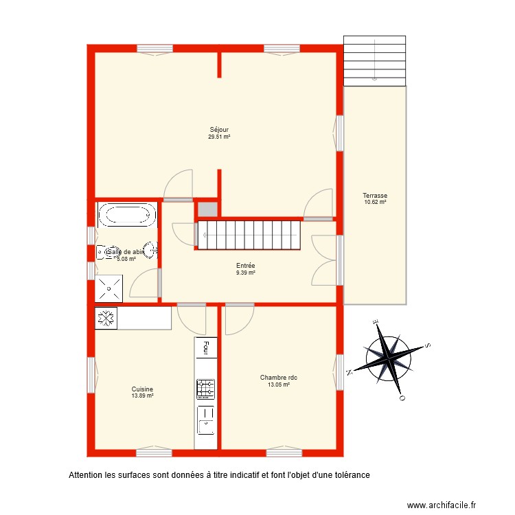 BI 4602 rdc non côté. Plan de 0 pièce et 0 m2