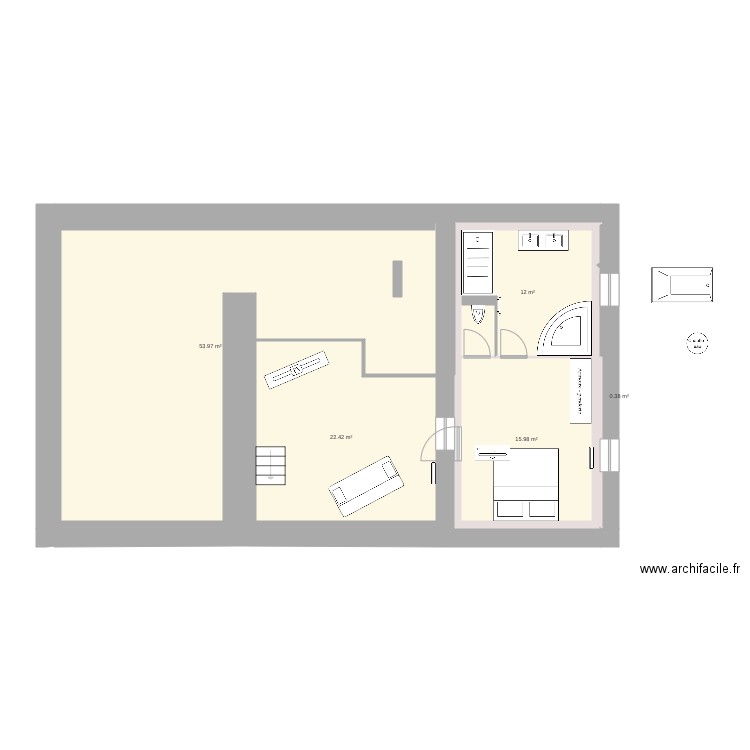 etage 9 fevrier 2020. Plan de 0 pièce et 0 m2