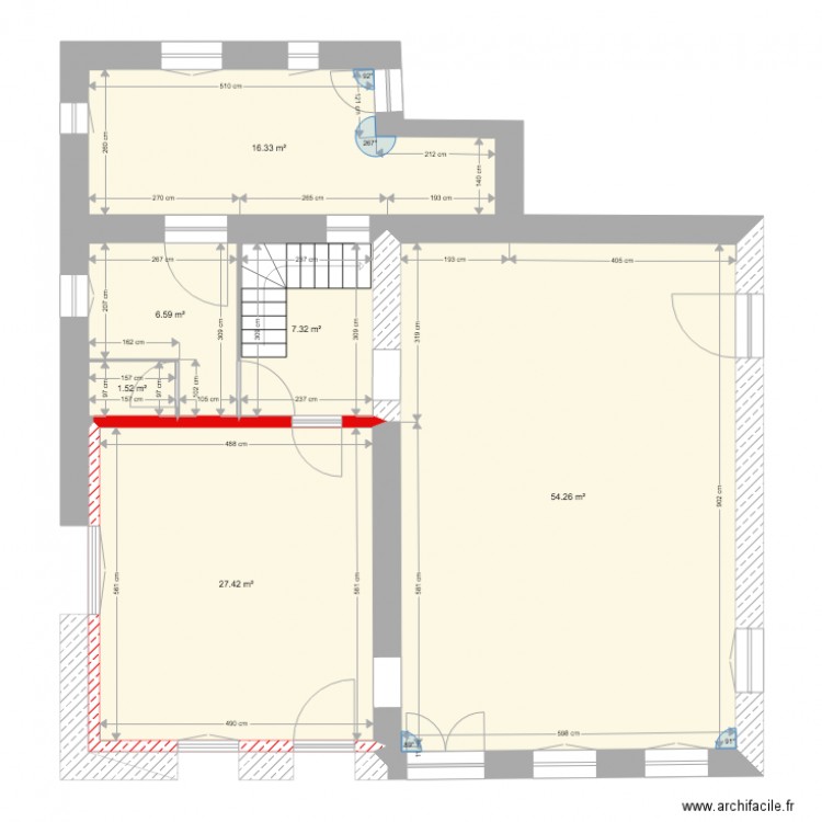 maison RDC. Plan de 0 pièce et 0 m2