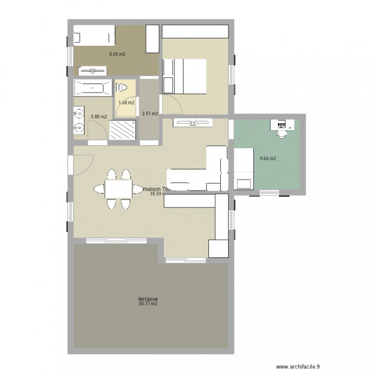 claude973 22. Plan de 0 pièce et 0 m2