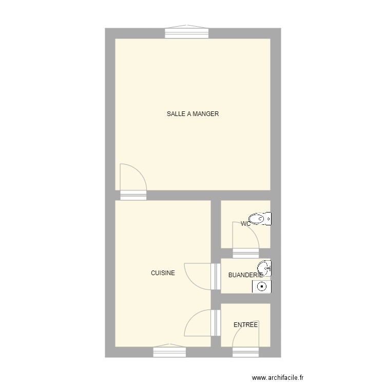 SALLE DE BAIN STUMPF. Plan de 0 pièce et 0 m2