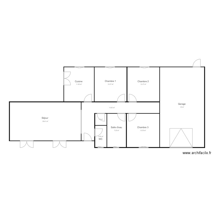 0046 RDC. Plan de 0 pièce et 0 m2