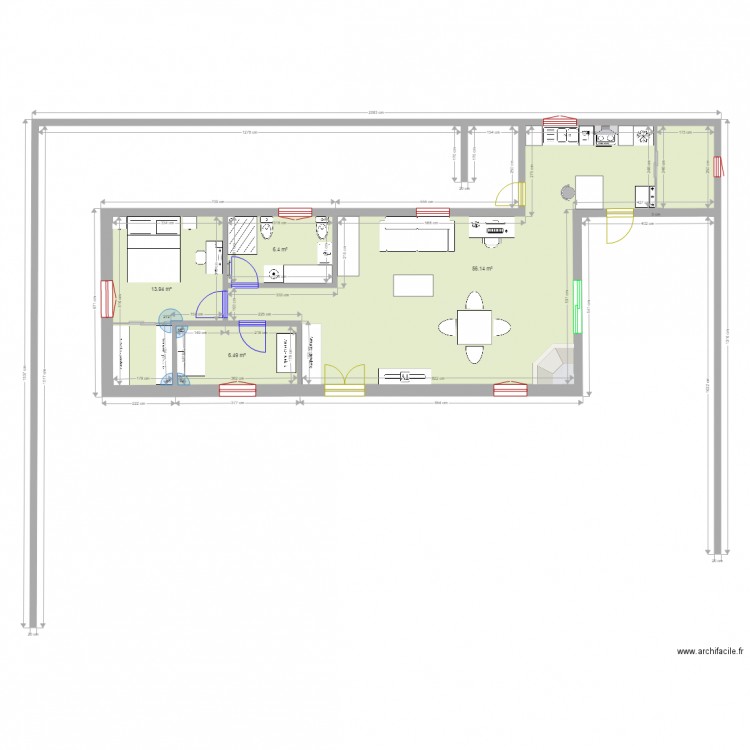 villa delle rose 5. Plan de 0 pièce et 0 m2