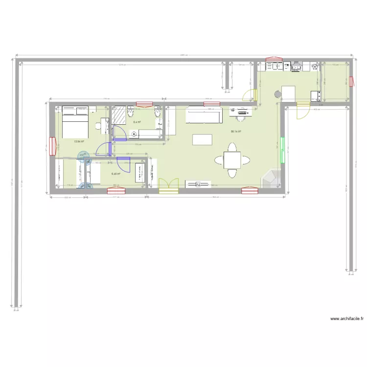 villa delle rose 5. Plan de 