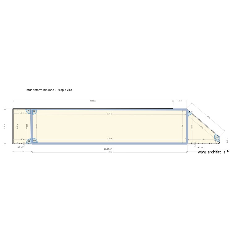 tropic villa makono. Plan de 0 pièce et 0 m2