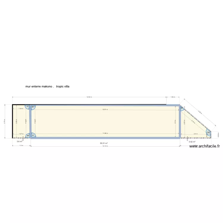 tropic villa makono. Plan de tropic villa makono. Plan de