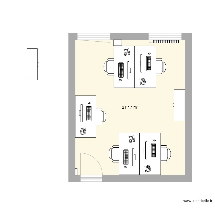 bureau GEMAPI. Plan de 0 pièce et 0 m2