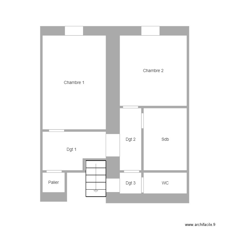 ETAGE PATRON. Plan de 0 pièce et 0 m2