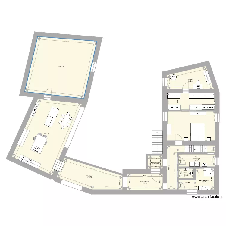 Maison C&eacute;line 2chalas. Plan de 
