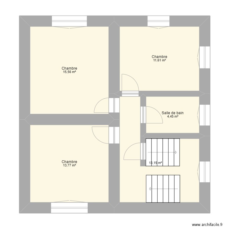 bruyere étage. Plan de 0 pièce et 0 m2
