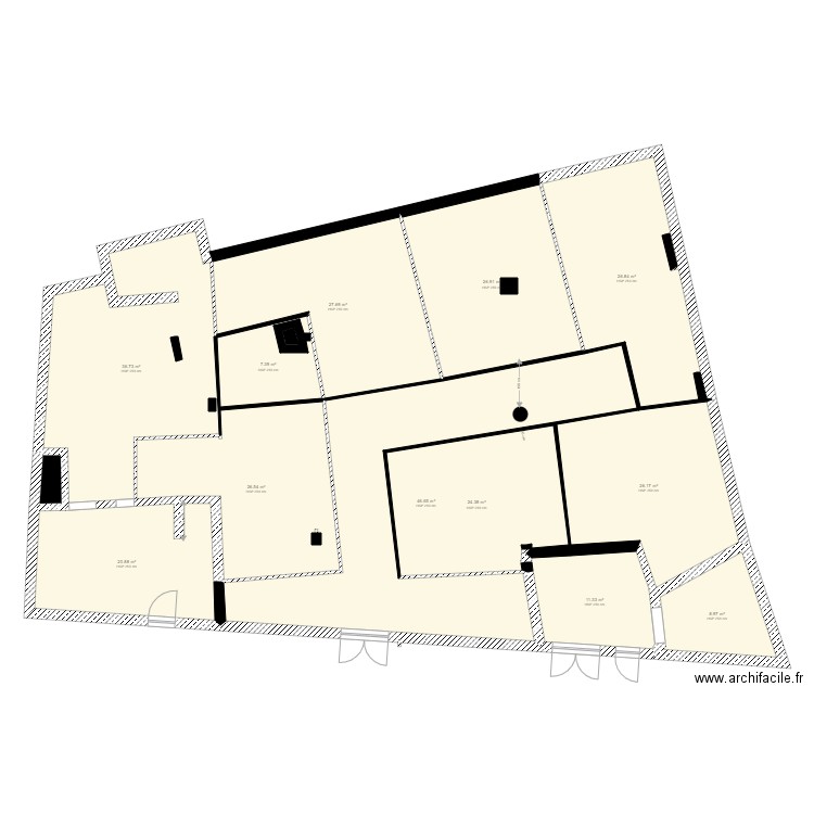 TOULOUSE ESTEBE. Plan de 0 pièce et 0 m2