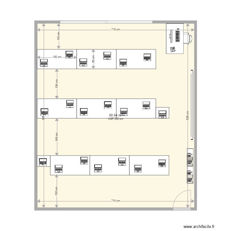 aulainformatica1. Plan de 0 pièce et 0 m2