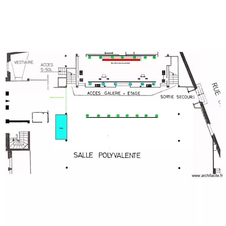 Leman Bleu Palladium. Plan de 