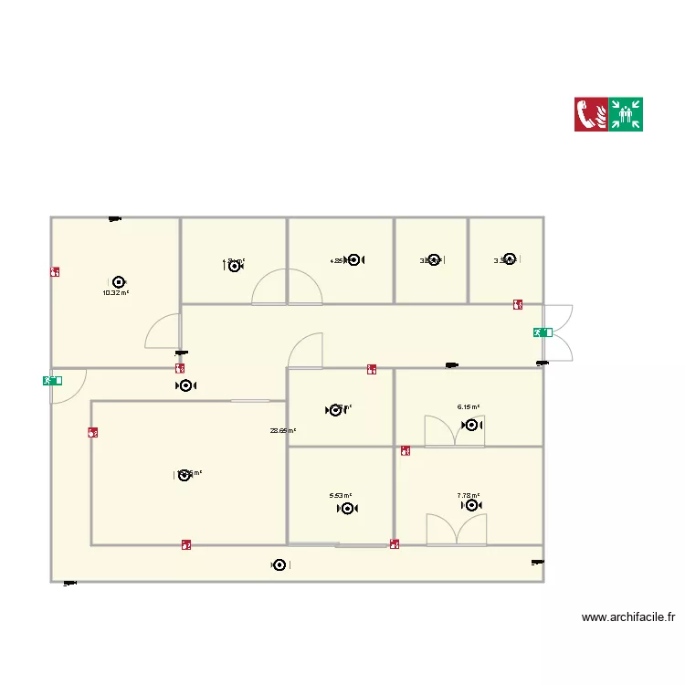 maison louis. Plan de 