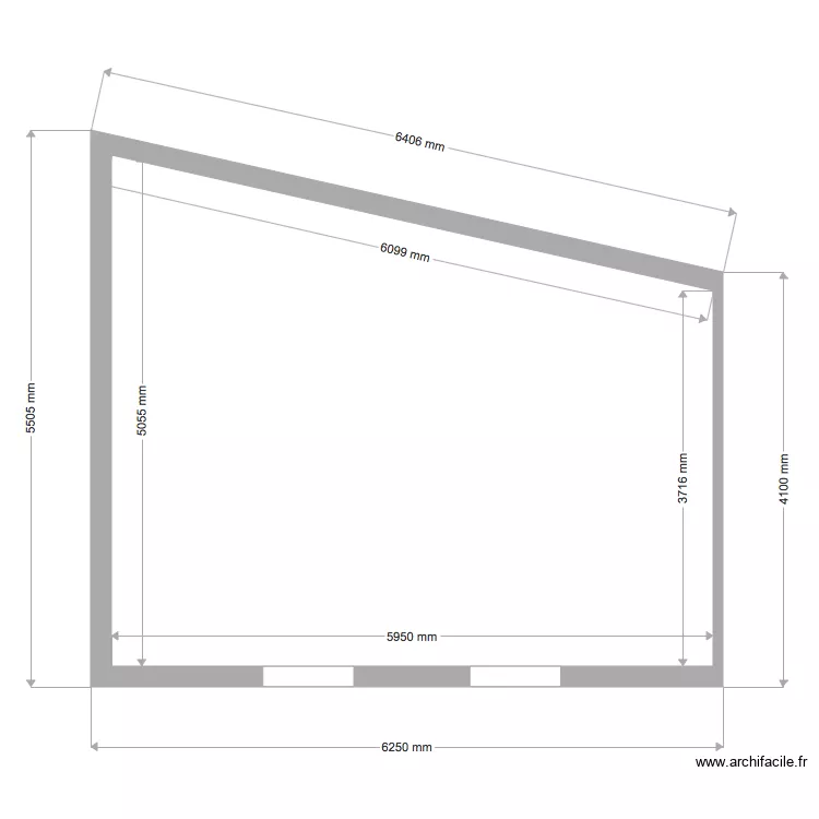 Abri jardin 0. Plan de 