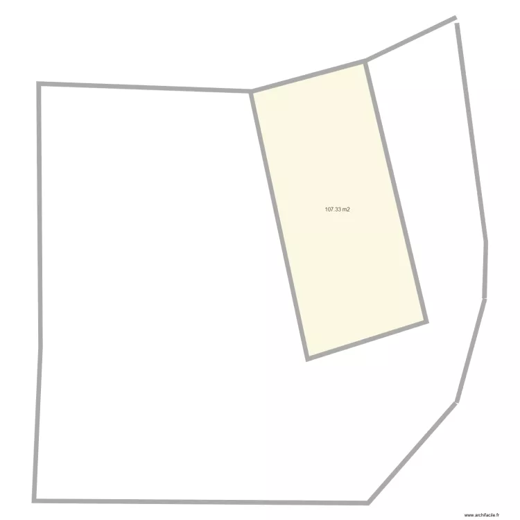 Larmor Baden Presbyt&egrave;re. Plan de 