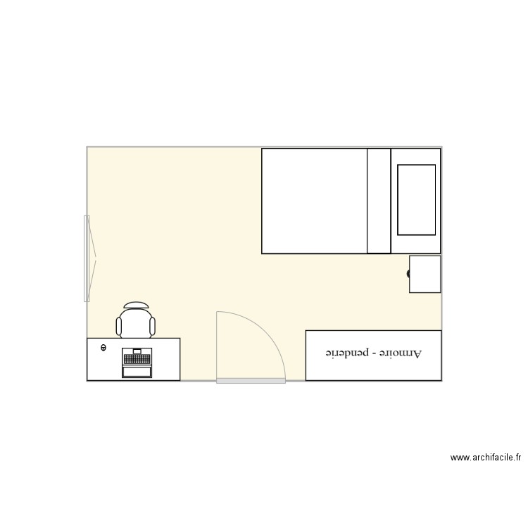 Chambre Filles. Plan de 0 pièce et 0 m2