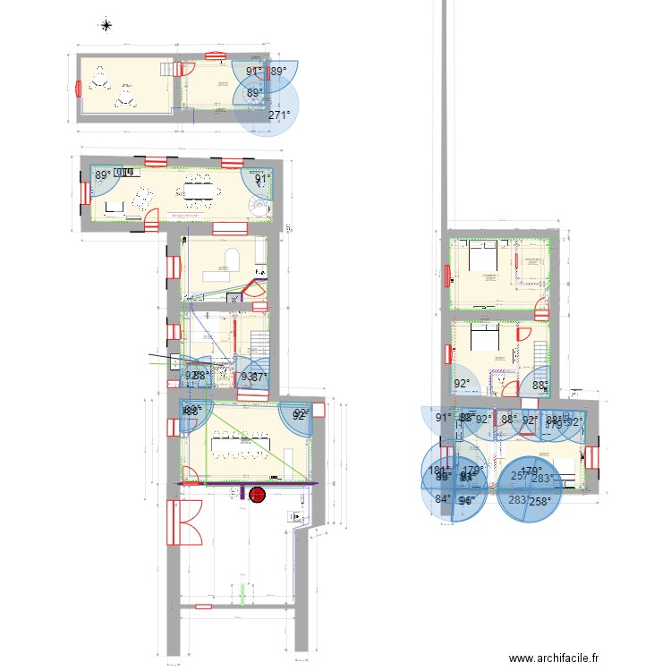MAISON RANCHAL PLAN DU 15-7-23 CH RDC PLOMBERIE. Plan de 0 pièce et 0 m2