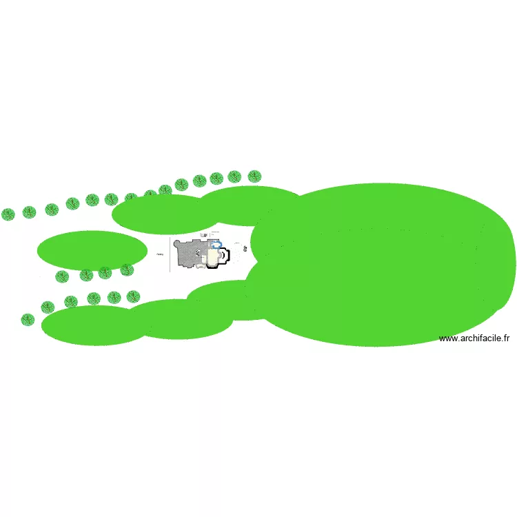 Chateau Prunay. Plan de 