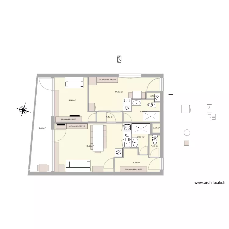 les 2 alpes 3b. Plan de 