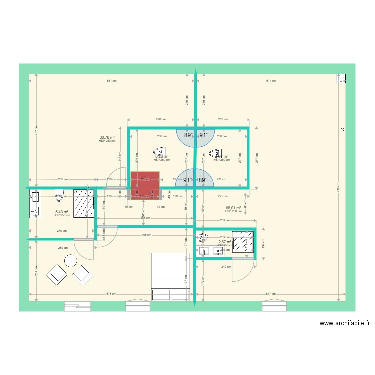 Caro modification Etage Ascenceur. Plan de 0 pièce et 0 m2