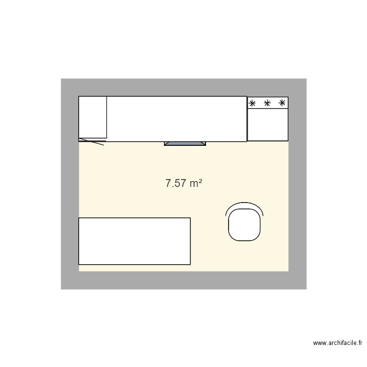 cuisine. Plan de 0 pièce et 0 m2