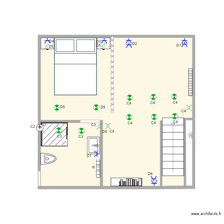 chgenape. Plan de 0 pièce et 0 m2