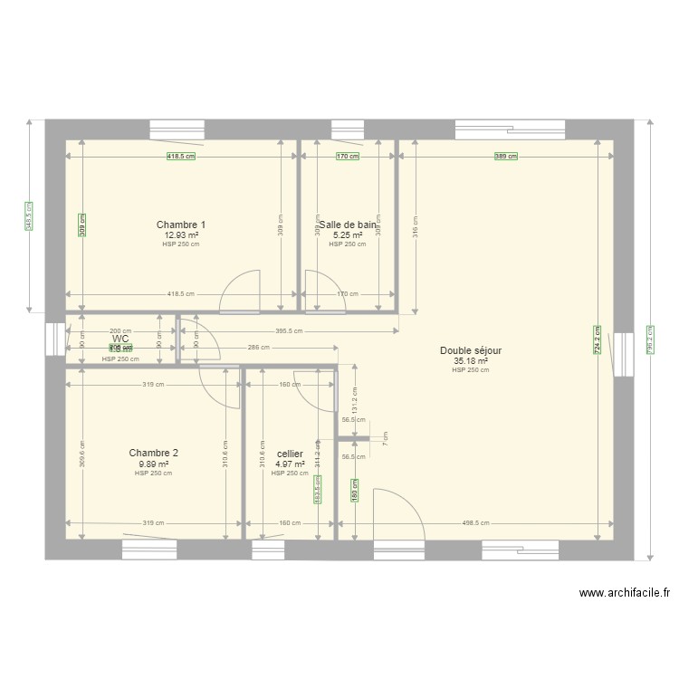 ACR BOURLET. Plan de 0 pièce et 0 m2