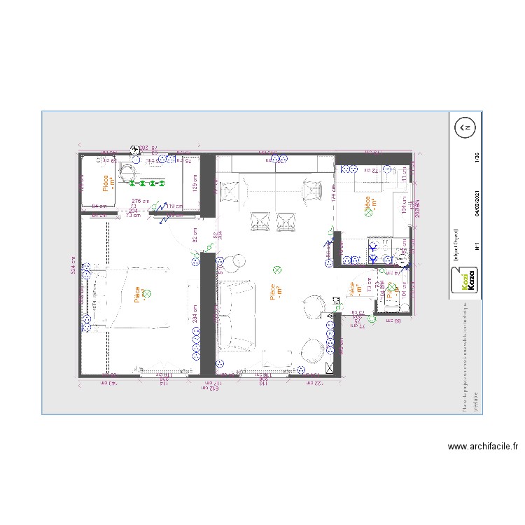 baronn elec . Plan de 0 pièce et 0 m2