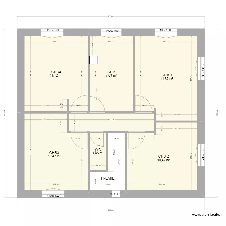 ETAGE PAPA PLACO. Plan de ETAGE PAPA PLACO. Plan de