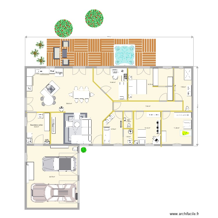 Armelle Nico 3 chambres version 3. Plan de 0 pièce et 0 m2