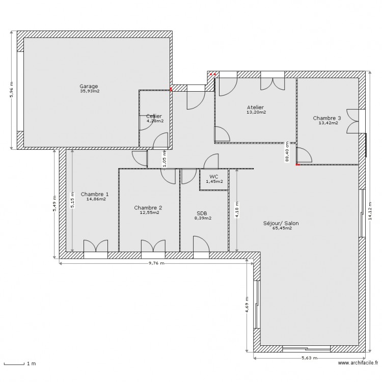 Plan. Plan de 0 pièce et 0 m2