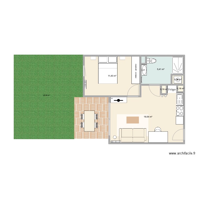 Nouvel appart La Seyne. Plan de 0 pièce et 0 m2