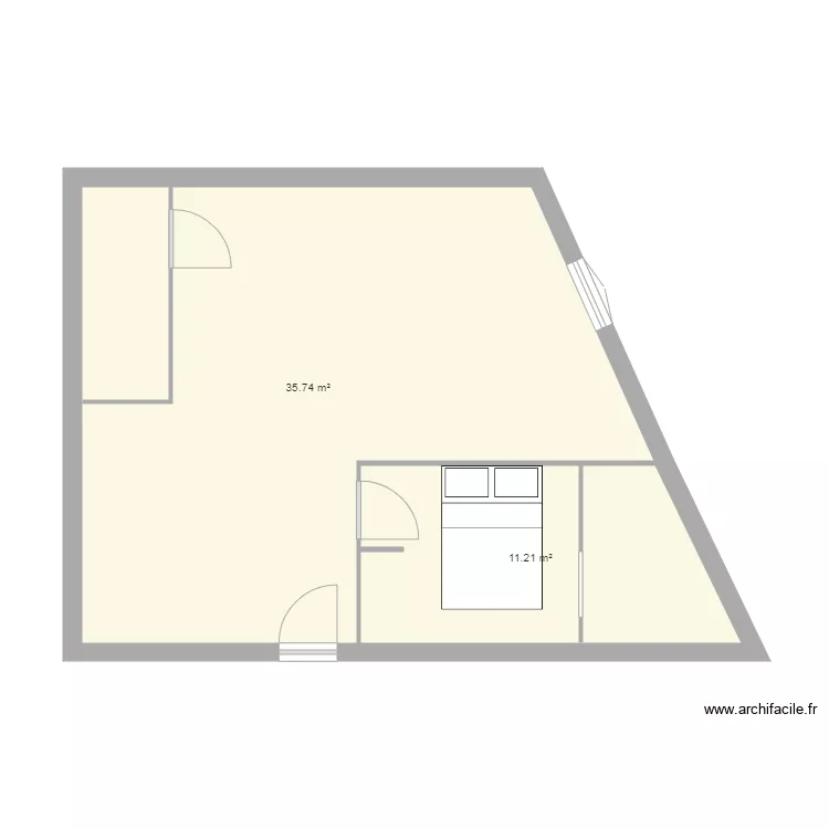 maison st m&eacute;dard. Plan de 