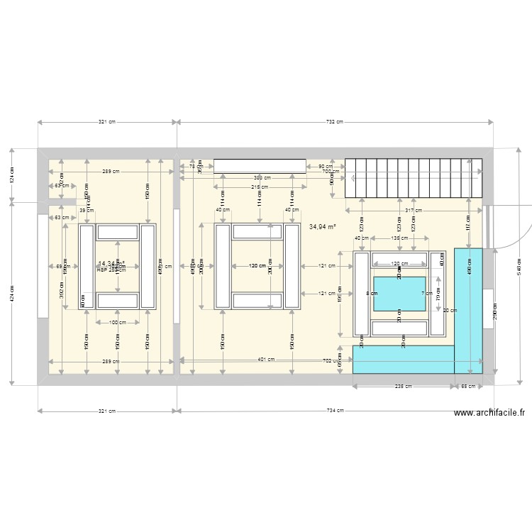 mmm. Plan de 0 pièce et 0 m2