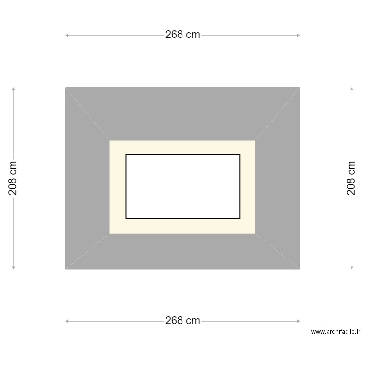 meuble tv 60 pouces. Plan de 0 pièce et 0 m2