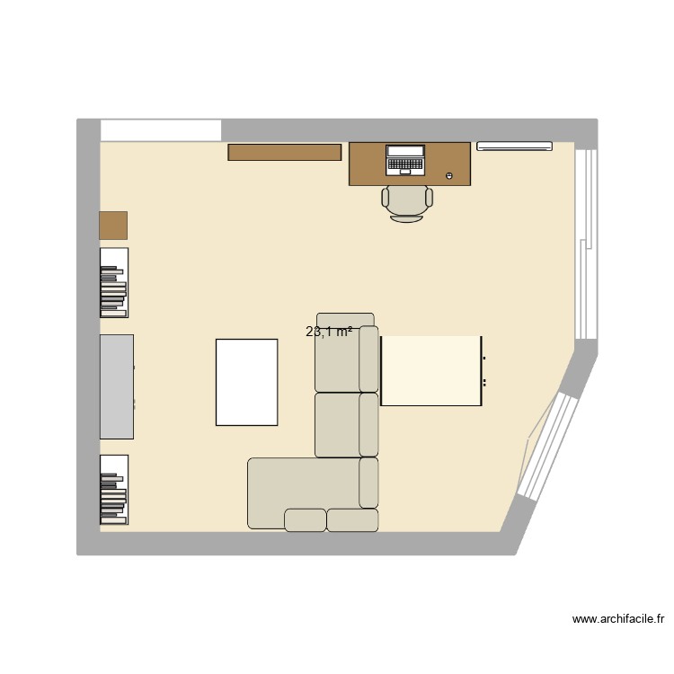 Salon. Plan de 0 pièce et 0 m2