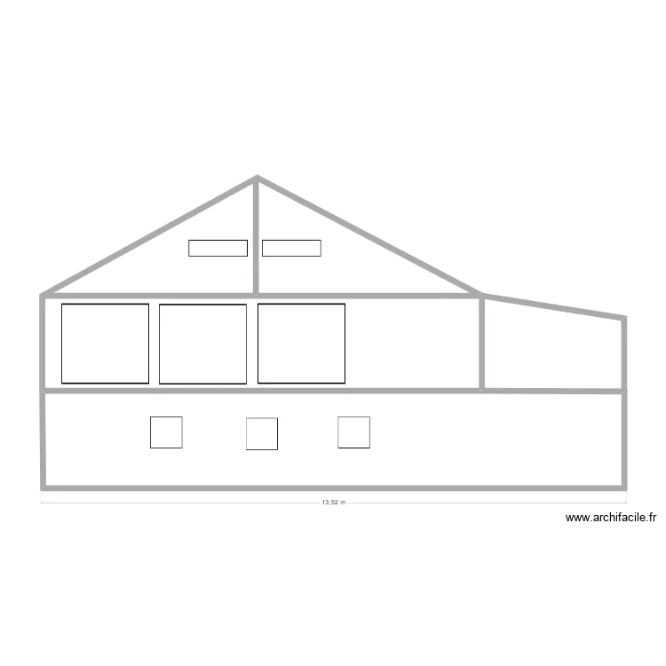PCMI331. Plan de 3  et 59 m²