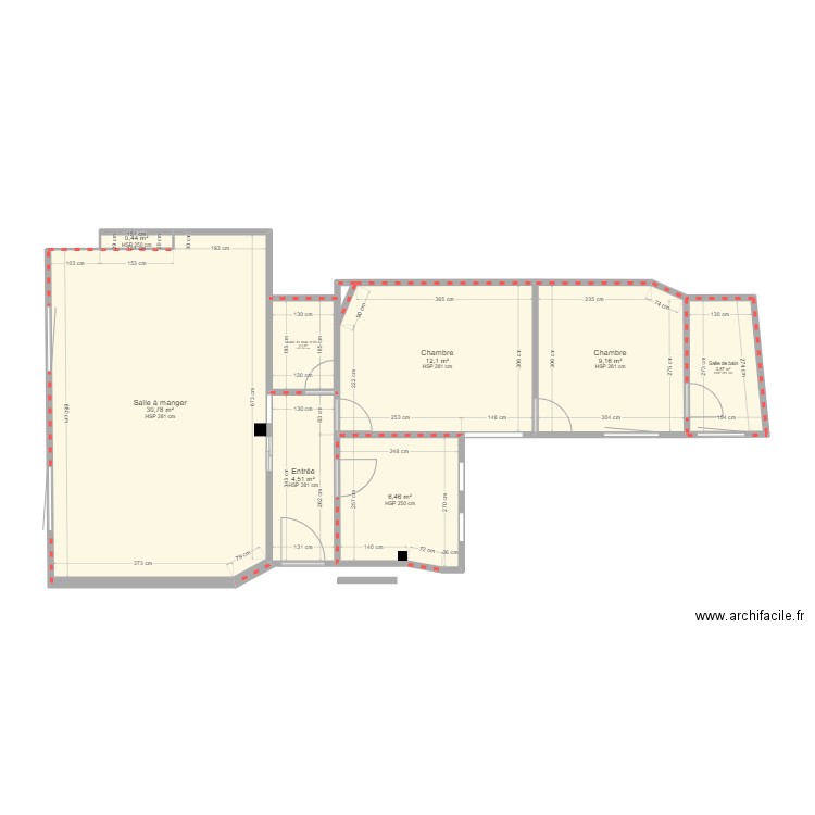 FAUBOURG SAINT ANTOINE. Plan de 0 pièce et 0 m2