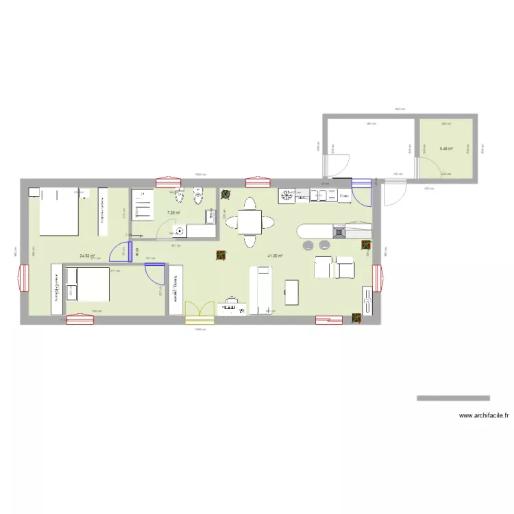 villa delle rose 1. Plan de 