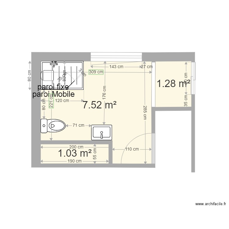 BOUSQUET. Plan de 0 pièce et 0 m2