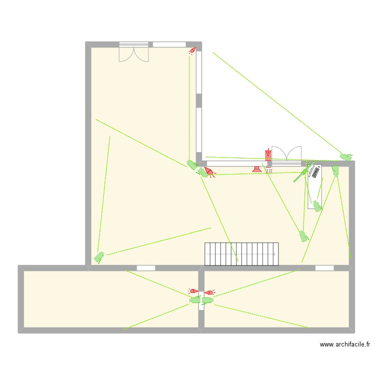 DESTOCK PRIM DISCOUNT RDC. Plan de 3 pièces et 129 m2