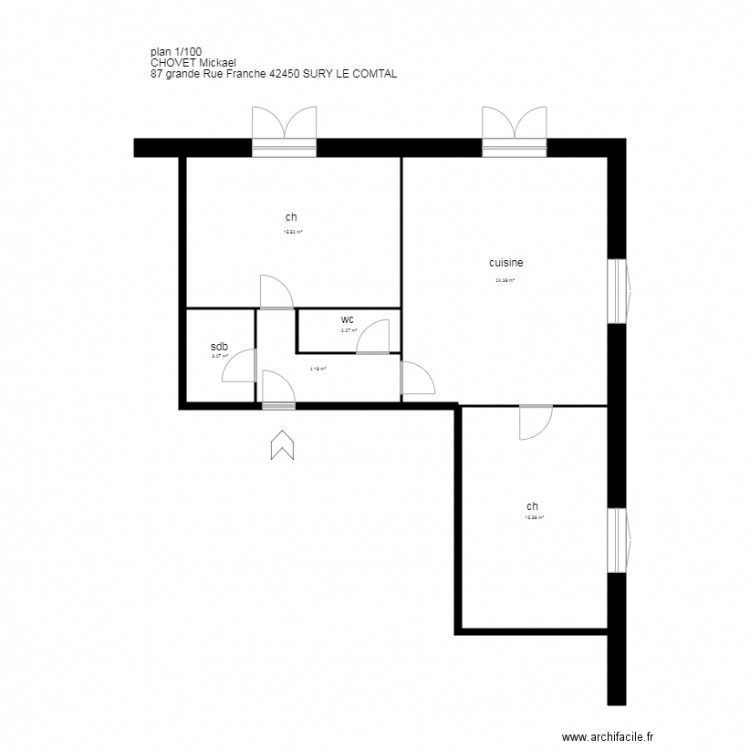 plan CHOVET Sury le C. Plan de 0 pièce et 0 m2