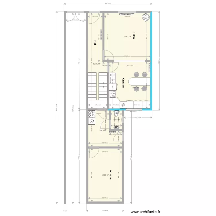 Maison J&eacute;r&eacute;my Adeline. Plan de 
