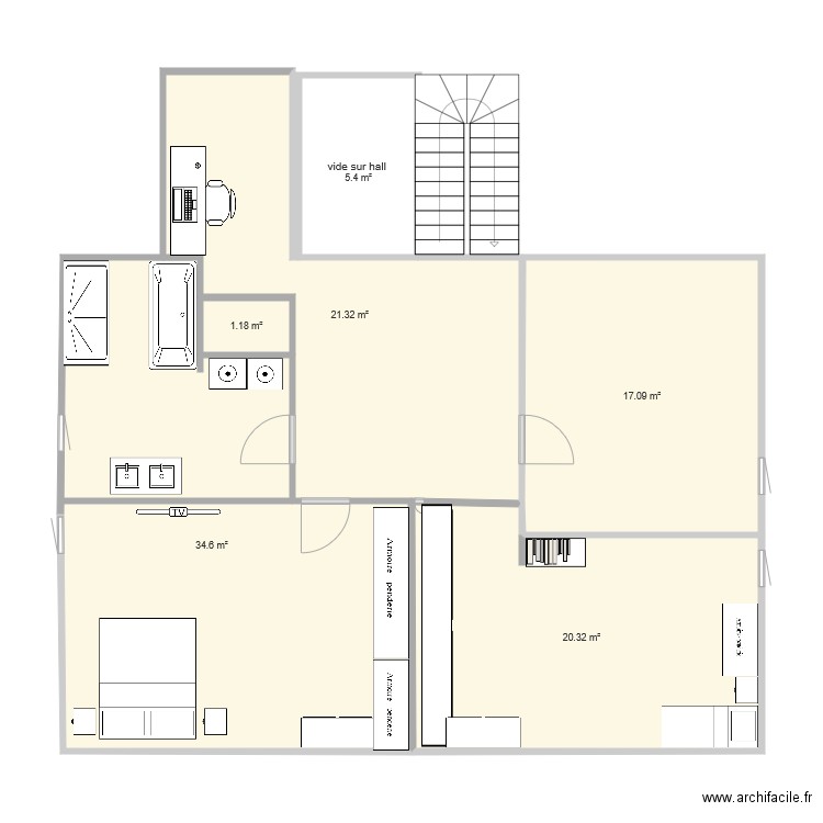 maison. Plan de 0 pièce et 0 m2