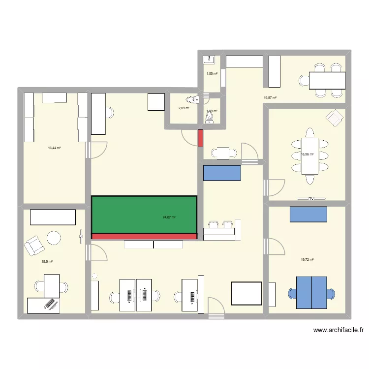 bureau - Lancy. Plan de 9 et 167 m² bureau - Lancy. Plan de 9 et 167 m²
