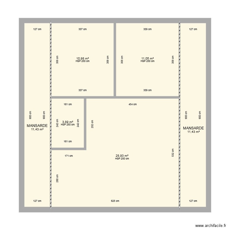 Ebauche . Plan de 0 pièce et 0 m2