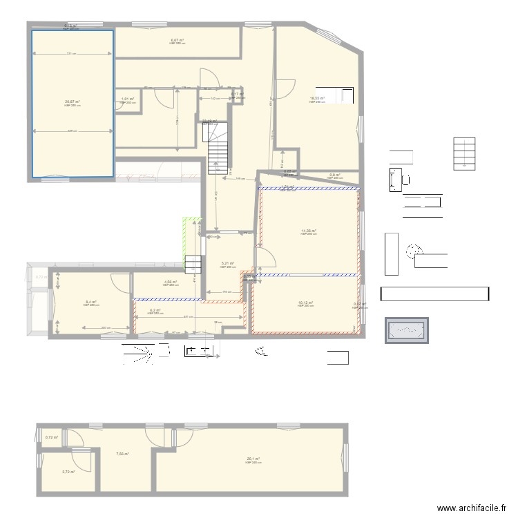 PLAN MAISON BALBRONN APRES 11. Plan de 0 pièce et 0 m2